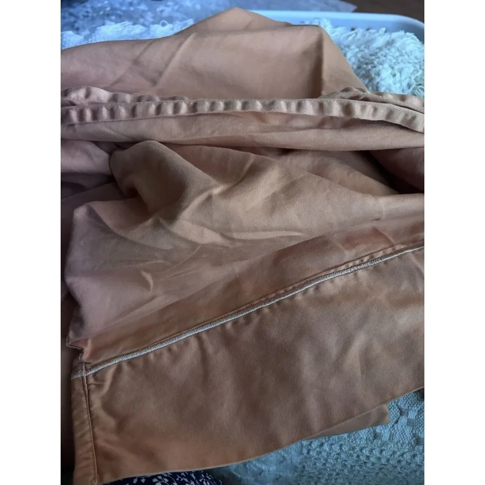 Full Size Flat Sheet. Burnt Orange.‎ Perfect. No Call Outs.   2843